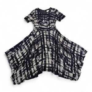 Corey Lynn‎ Calter Plaid Fit & Flare Midi Dress Size 2